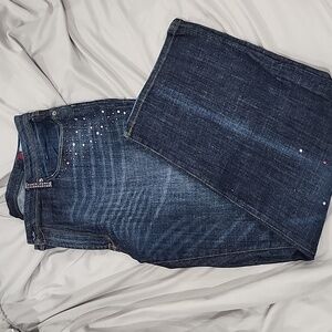 Limited edition swavorski Crystal 7 jeans